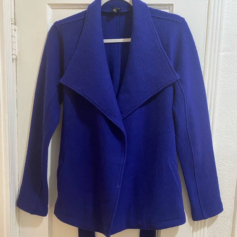 Saks Fifth Avenue Blue Coat
